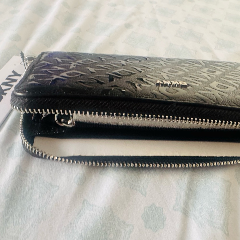 DKNY Monogram Black Wallet